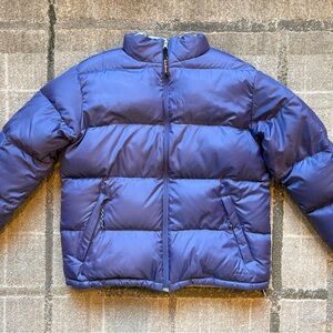 L.L. Bean Women’s Goose Down Puffer Jacket Purple Size Large EUC